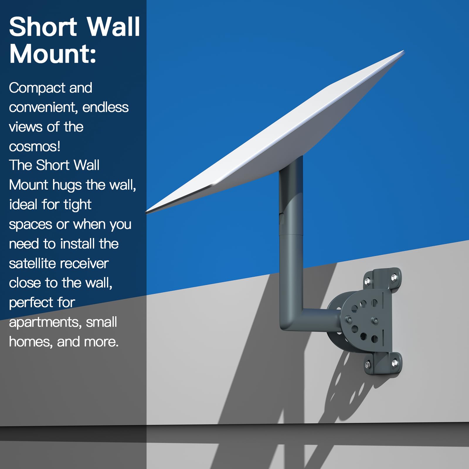 Amazon.com: Foboull Adjustable Short Wall Mount Kit 𝗳𝗼𝗿